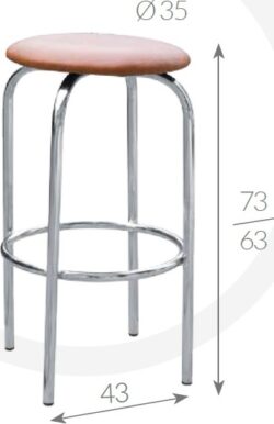 Metpol Barová židle Eryk  73/63 x 43
