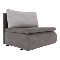 Rozkládací křeslo, šedohnědá Taupe, KENET NEW