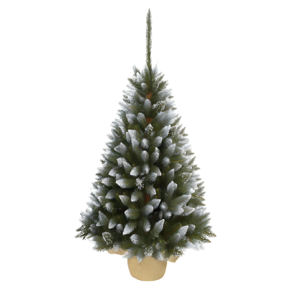 Vánoční stromek, posněžený, 120 cm, CHISMA TYP 4