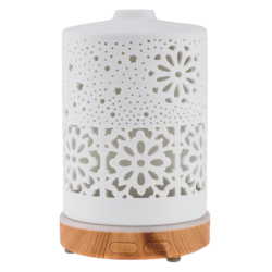 Aroma difuzér/zvlhčovač, bílý/přírodní, AMAYA