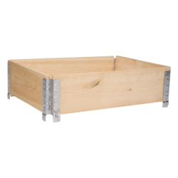 Stohovatelný vyvýšený záhon, dřevo / přírodní, JUBOL TYP 2