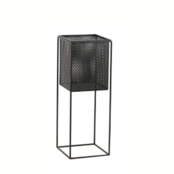 Stojan na květináč, černá, MELOI TYP 1