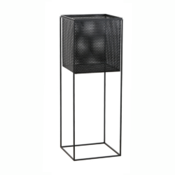 Stojan na květináč,, černá, MELOI TYP 2