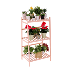 Skládací regál, růžová, Nepel TYP 3 + dárek