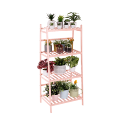 Skládací regál, růžová, Nepel TYP 4 + dárek