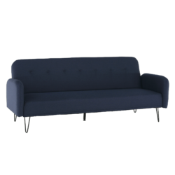 Rozkládací pohovka, tmavomodrá, PULSA