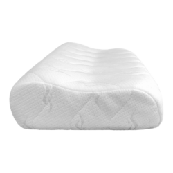 Anatomický polštář, paměťová pěna, 50x31, bílá SAGITA