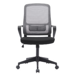 Kancelářské křeslo, šedá/černá, SALOMO TYP 3