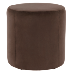 Taburet, látka Riviera, hnědá, TOP 45