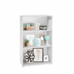 Víceúčelový regál, bílá, YAN TYP 1