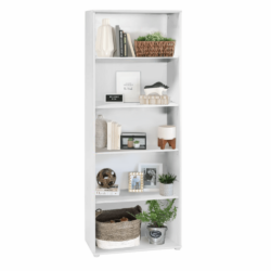 Víceúčelový regál, bílá, YAN TYP 2