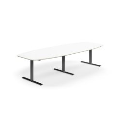 Stylový jednací stůl s čistým designem a odolnou laminátovou deskou