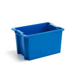 Stohovatelná plastová přepravka vhodná pro styk s potravinami. Ideální pro použití ve výrobním a potravinářském průmyslu. Je odolná vůči UV záření a okolním teplotám od –20 °C do +40 °C.Tato potravinářská plastová přepravka je vynikající volbou pro skladování