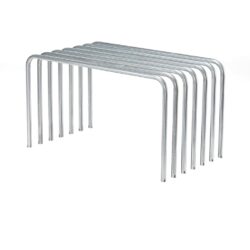 Přídavné podpěrné oblouky pro vozíky na deskový materiál.Opatřete váš vozík přídavnými podpěrnými oblouky. Mají galvanicky pokovovanou ocelovou konstrukci a prodávají se po jednotlivých kusech. Dohromady lze na vozík připevnit až 7 oblouků.