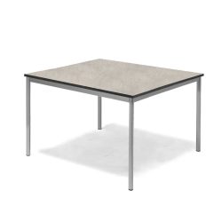 Stůl s obdelníkovou deskou a vynikajícími akustickými vlastnostmi. Deska z ekologického linolea s povrchem z materiálu Marmoleum Decibel dobře tlumí zvuk. Desku doplňuje elegantní podnož z ocelových trubek opatřených ochranným práškovým lakem. Produkt byl úspěšně testován a certifikován podle normy EN 1729.Ve školních zařízeních je častým jevem nadměrný hluk