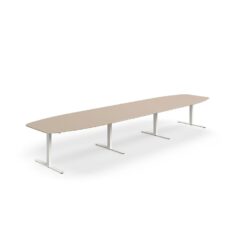 Stylový jednací stůl s čistým designem a odolnou laminátovou deskou