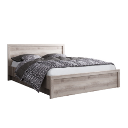 Postel s úložným prostorem, 140x200, kaštan nairobi, JESI NEW