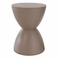 Taburet, béžová, plast, ABRAM