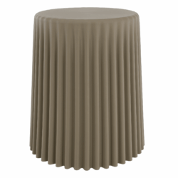 Taburet, béžová, plast, AKANIT