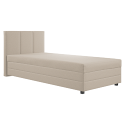 Boxspringová postel, jednolůžko, béžová, 110x200, univerzální, ALEXA