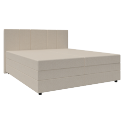Boxspringová postel, béžová, 180x200, ALEXA
