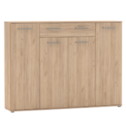 Skříňka na boty, dub artisan, ALEXIS