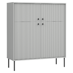 Komoda, 2D2D, šedá, ARIS