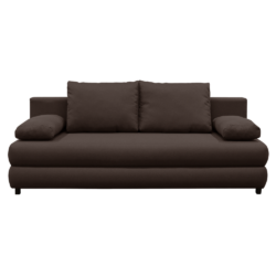 Rozkládací pohovka, hnědá látka, BLUM