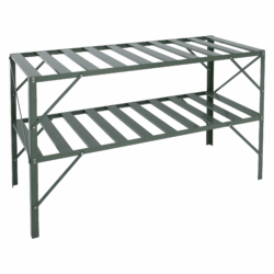 Regál do skleníku, zelená, DARZIN NEW TYP 2