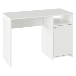 PC stůl, bílá, DEDE