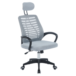 Kancelářské křeslo, šedá/černá, EDRED