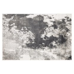 Koberec, černá/šedá,/bílá, 67x120, ESTELA TYP 3