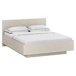 Postel s roštem, 160x200, kašmír/dub castello, EYCO