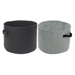 Pytel na pěstování, set 2 ks, černá/šedá, GROVIN TYP 1