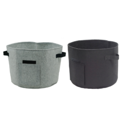 Pytel na pěstování, set 2 ks, černá/šedá, GROVIN TYP 2