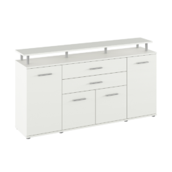 Komoda, bílá, HANOLA