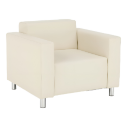 Křeslo, ekokůže béžová, HOMKER