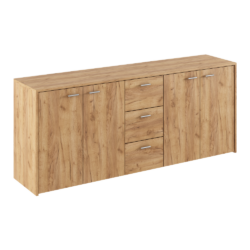 Kombinovaná komoda, dub craft zlatý, HUGOS 180