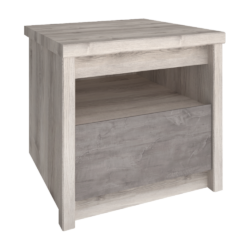 Noční stolek 1S, kaštan nairobi/onyx, JESI