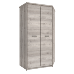 Rohová skříň 2D, kaštan nairobi, JESI NEW