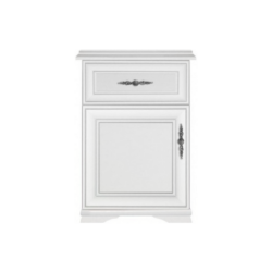 Komoda, alpská bílá, KENTAK KOM1D1SL/P