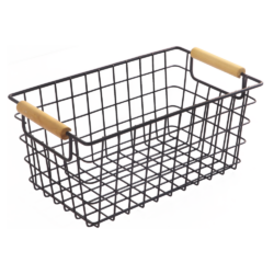 Víceúčelový košík, černá, KOSUT