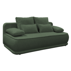 Rozkládací pohovka, zelený melír, LAGO