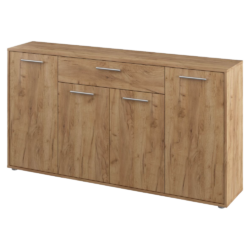 Komoda, dub craft zlatý, LUNIA