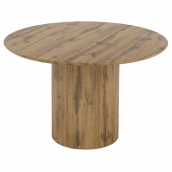 Jídelní stůl, dub, průměr 120 cm, MAHIR TYP 2