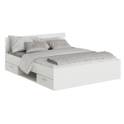 Postel, 160x200, bílá, MICHIGAN NEW