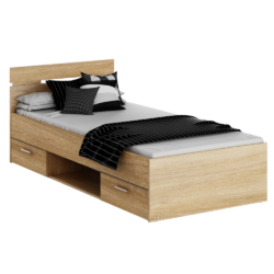 Postel, 90x200, dub sonoma, MICHIGAN NEW