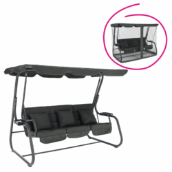 Zahradní houpačka, tmavě šedá, MIJA