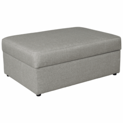 Taburet s úložným prostorem, šedá, MONAKO