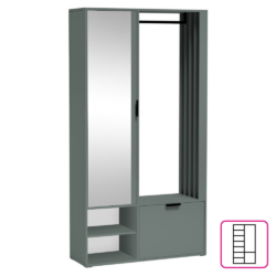 Předsíňová sestava, green stone, MUNA